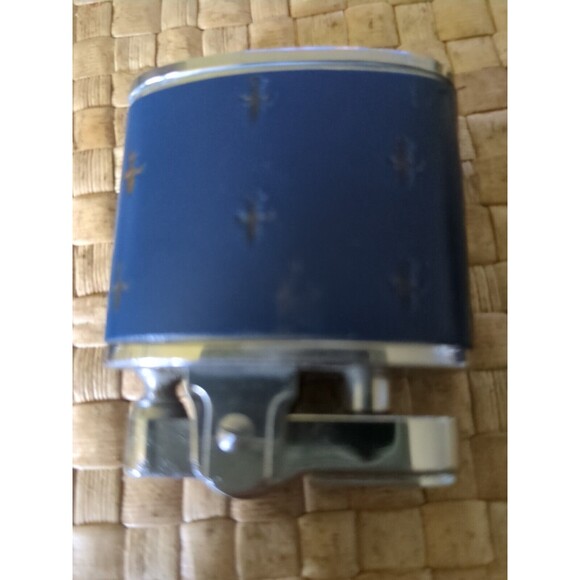 VINTAGE RONSON PRINCESS Red/ Blue Enamel Fleur De Lis  LIGHTER Unused - Picture 5 of 8